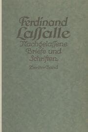 Cover von Lassalles Briefwechsel von der Revolution 1848 bis ?um Beginn seiner Arbeiteragitation