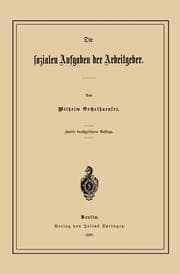 Cover von Die Sozialen Aufgaben der Arbeitgeber
