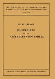 Cover von Einführung in die Transzendenten Zahlen