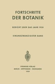 Cover von Bericht Über das Jahr 1958