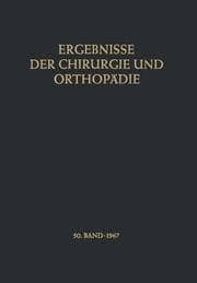 Cover von Ergebnisse der Chirurgie und Orthopädie