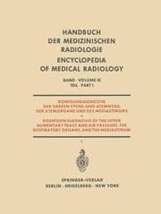Cover von Röntgendiagnostik der Oberen Speise- und Atemwege, der Atemorgane und des Mediastinums