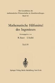 Cover von Mathematische Hilfsmittel des Ingenieurs