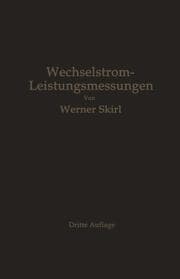 Cover von Wechselstrom-Leistungsmessungen
