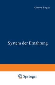 Cover von System der Ernährung