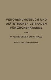 Cover von Verordnungsbuch und Diätetischer Leitfaden für Zuckerkranke mit 173 Kochvorschriften