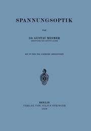 Cover von Spannungsoptik