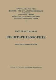 Cover von Rechtsphilosophie