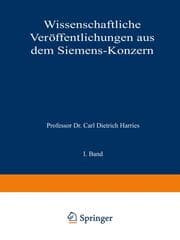 Cover von Wissenschaftliche Veröffentlichungen aus dem Siemens-Konzern