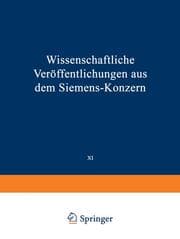 Cover von Wissenschaftliche Veröffentlichungen aus dem Siemens-Konzern