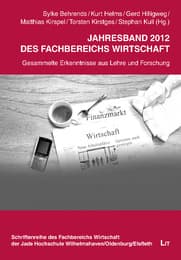 Cover von Jahresband 2012 des Fachbereichs Wirtschaft