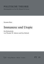Cover von Immanenz und Utopie