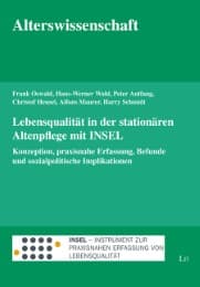 Cover von Lebensqualität in der stationären Altenpflege mit INSEL