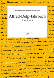 Cover von Alfred-Delp-Jahrbuch.Band 7/2013
