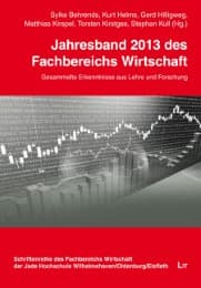 Cover von Jahresband 2013 des Fachbereichs Wirtschaft