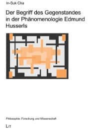 Cover von Der Begriff des Gegenstandes in der Phänomenologie Edmund Husserls