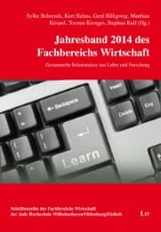 Cover von Jahresband 2014 des Fachbereichs Wirtschaft