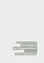 Cover von Der Städtebau der Stuttgarter Schule
