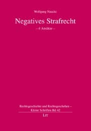 Cover von Negatives Strafrecht