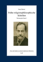 Cover von Frühe religionsphilosophische Schriften