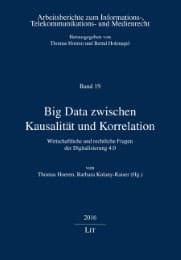 Cover von Big Data zwischen Kausalität und Korrelation