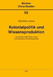 Cover von Kolonialpolitik und Wissensproduktion