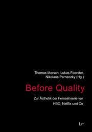 Cover von Before Quality