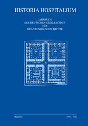 Cover von Geschichte der Pflege im Krankenhaus