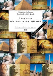 Cover von Anthologie der demotischen Literatur