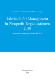 Cover von Jahrbuch für Management in Nonprofit-Organisationen 2018