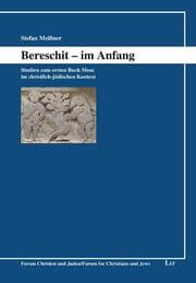 Cover von Bereschit - im Anfang