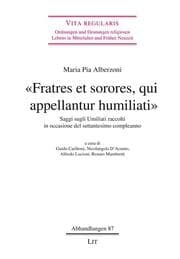 Cover von 'Fratres et sorores, qui appellantur humiliati'