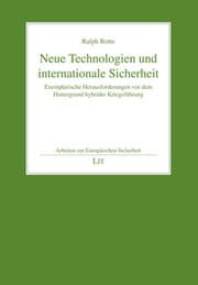 Cover von Neue Technologien und internationale Sicherheit