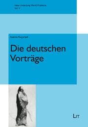 Cover von Die deutschen Vorträge