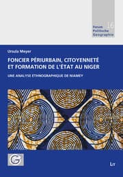 Cover von Foncier périurbain, citoyenneté et formation de l'Etat au Niger