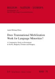 Cover von Does Transnational Mobilization Work for Language Minorities?