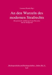 Cover von An den Wurzeln des modernen Strafrechts