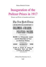 Cover von Inauguration of the Pulitzer Prizes in 1917