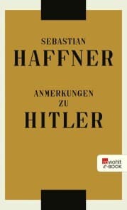 Cover von Anmerkungen zu Hitler