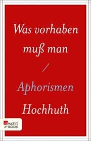 Cover von Was vorhaben muß man