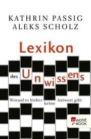 Cover von Lexikon des Unwissens