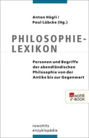 Cover von Philosophielexikon