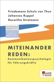 Cover von Miteinander reden: Kommunikationspsychologie für Führungskräfte