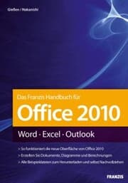 Cover von Das Franzis Handbuch für Office 2010