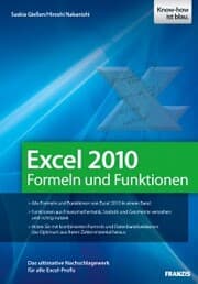 Cover von Excel 2010 Formeln und Funktionen