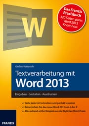 Cover von Textverarbeitung mit Word 2013
