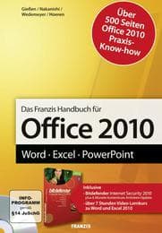 Cover von Das Franzis Handbuch für Office 2010