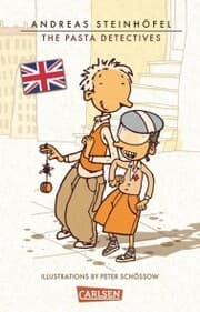Cover von The Pasta Detectives - Rico, Oskar und die Tieferschatten (englische Ausgabe mit Vokabelhilfen) (Rico und Oskar 1)