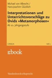Cover von Interpretationen und Unterrichtsvorschläge zu Ovids »Metamorphosen«