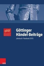 Cover von Göttinger Händel-Beiträge, Band 16